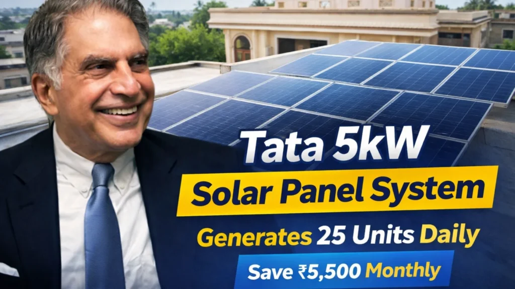 Tata 5kW Solar Panel System 2026